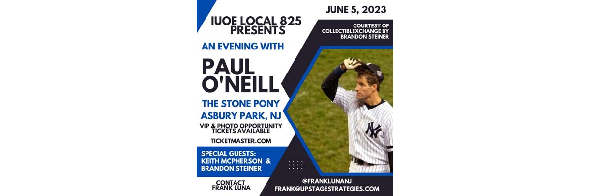 An Evening with Paul O'Neill – The Stone Pony